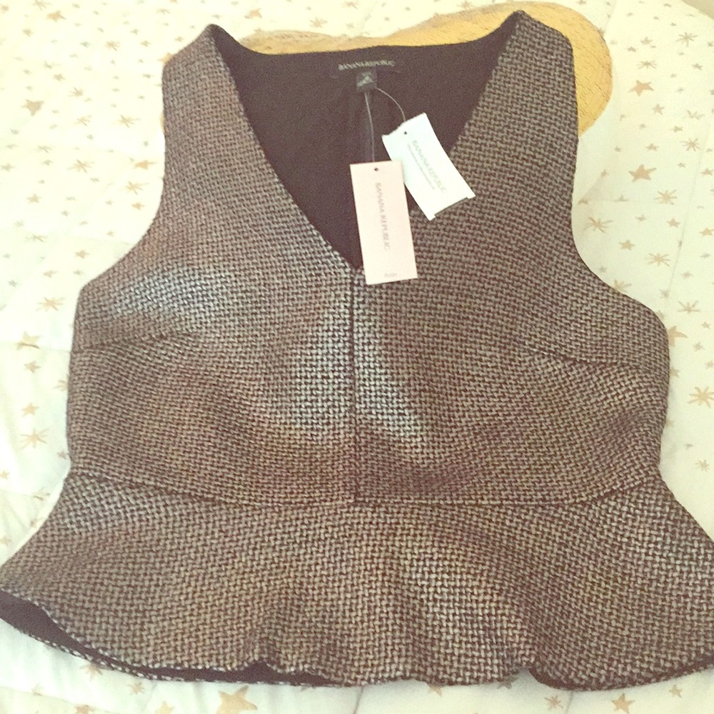 Banana Republic peplum top